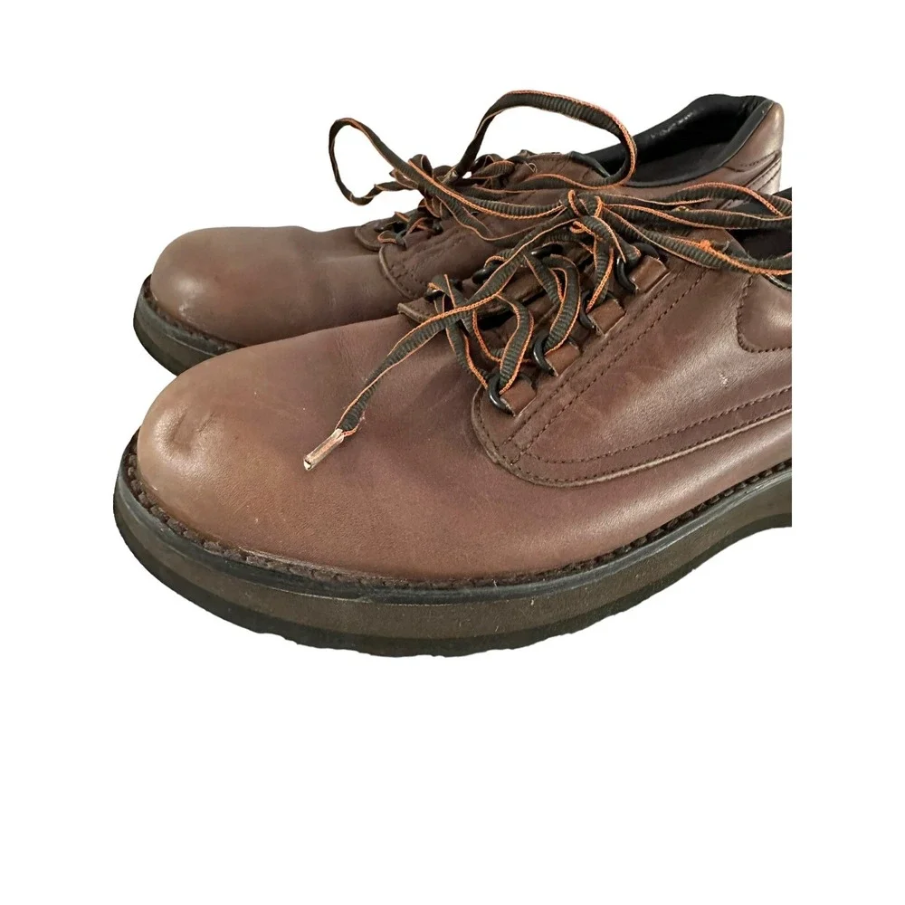 Rockport Vibram Men's Shoes 10 W  Brown Leather‎ Rugged Oxford Gore-Tex M9021